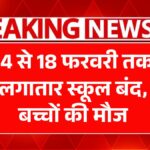 February School Holiday Update